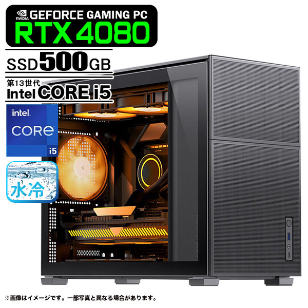 ゲーミングPC JONSBO D31 ブラック メッシュ CPU水冷ファン GeForce
