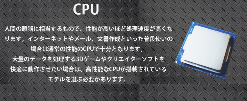 CPUについて