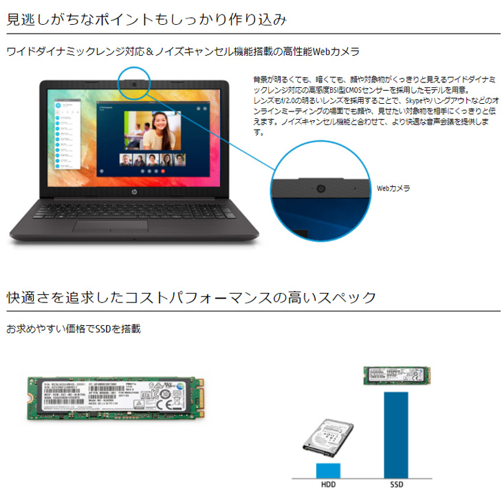 HP 250G7/CT Refresh 1K4B5AV-AIHX Win10Home Windows11対応 第10世代