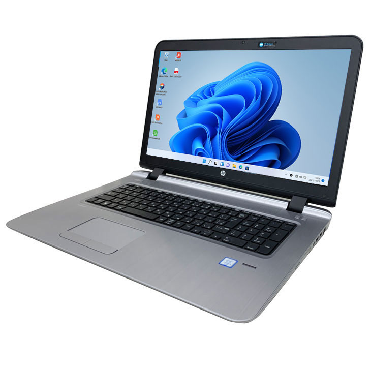 【大画面17.3インチノート】 【スタイリッシュノート】 HP ProBook 470 G3 Notebook PC 第6世代 Core i7 6500U 16GB 新品SSD4TB スーパーマルチ Windows10 64bit WPSOffice 17.3インチ フルHD カメラ 無線LAN パソコン ノートパソコン PC Notebook