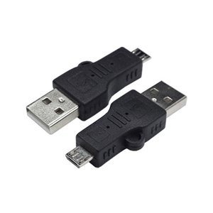 【新品】変換プラグ USB A(オス)→microUSB(オス)