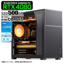 ゲーミングPC デスクトップ JONSBO D41 ブラック メッシュ GeForce RTX4080 第13世代 Corei5 Win10 SSD500GB メモリ16GB eスポーツ PASOUL 極 1年保証