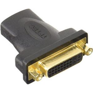 【新品】変換プラグ HDMI(メス)→DVI(メス) HDMIとDVIケーブルの変換延長プラグ