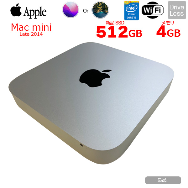 Apple Mac mini MGEM2J/A Late 2014 A1347 小型デスクトップ 選べるOS ...