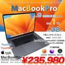 MacBook Pro 16inch MVVK2J/A A2141 2019 USキー  RP 5500M 選べるOS TouchBar TouchID
