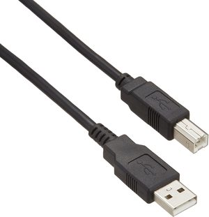 【新品】変換名人USB2.0ケーブル　A(オス)-B(オス) 1m　色:ブラック USB2AB-CA100/BK　使いやすくて超便利!