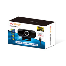 【新品】SUNEAST (サンイースト) 	マイク内蔵WEBカメラ1080P SEW3-1080P